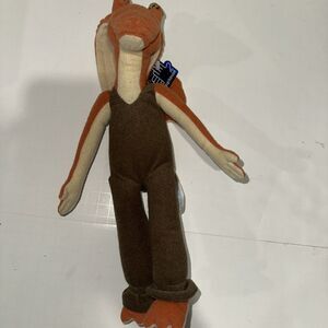 Vintage Applause Jar Jar Binks Plush 12" Stuffed Star Wars Soft Toy